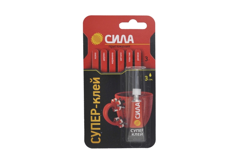 Супер-клей "Сила" SBL1-3, 3гр.