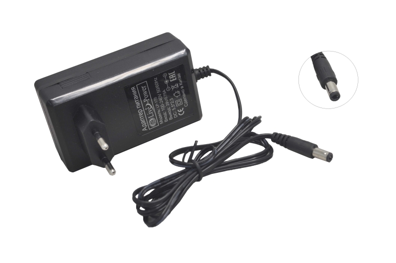 Блок питания 220V/29V 0.75A LP-170 (5.5x2.5) для пылесосов 1.2m