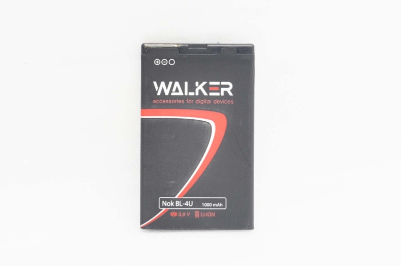 14866 АКБ Walker для Nokia BL-4U 1000mAh