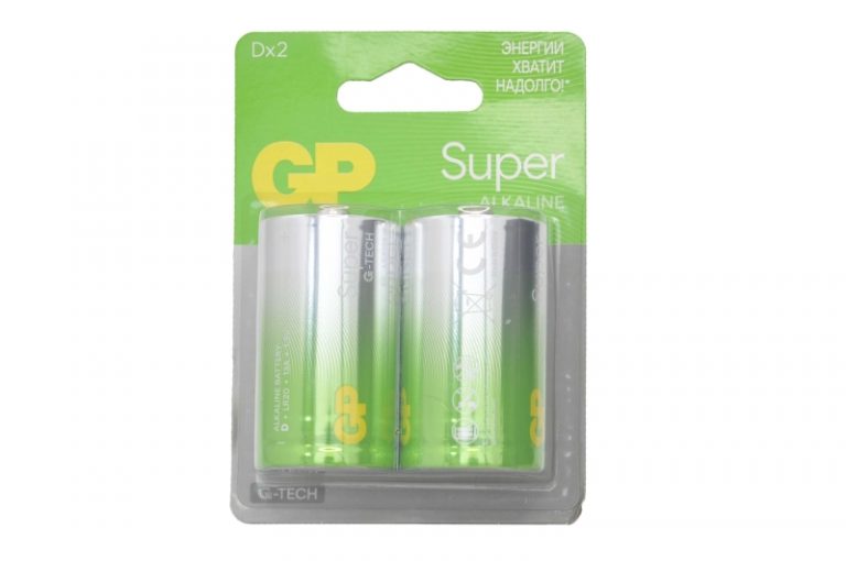 GP LR20-2BL Super Alkaline G-TECH батарейка (штука)