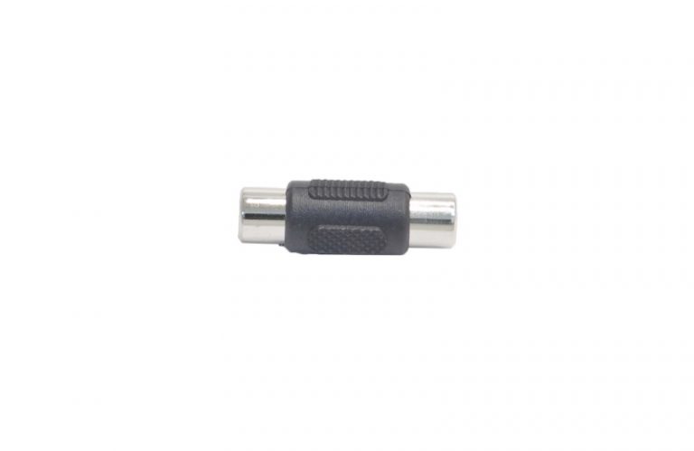Переходник RCA "гн" - RCA "гн" пластик 303-201